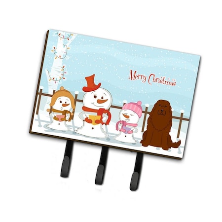 Carolines Treasures Merry Christmas Carolers Caucasian Shepherd Dog Leash or Key Holder BB2381TH68